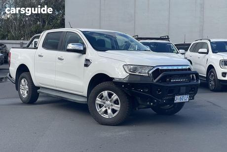 White 2020 Ford Ranger Double Cab Chassis Xlt 3.2 (4X4)