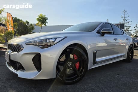 Silver 2017 Kia Stinger Sedan Gt (Black Leather)