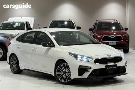 White 2021 Kia Cerato Hatchback Gt Safety Pack
