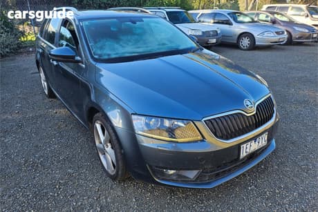 Grey 2015 Skoda Octavia Wagon 110 Tdi Elegance