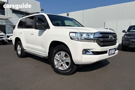 White 2021 Toyota Landcruiser Wagon Lc200 Gxl (4X4)