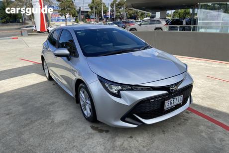 Silver 2020 Toyota Corolla Hatchback Ascent Sport (Hybrid)