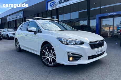White 2018 Subaru Impreza Hatchback 2.0I-L (Awd)