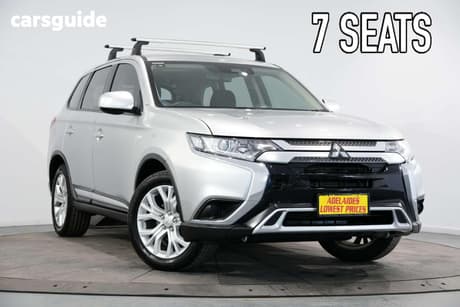 Silver 2021 Mitsubishi Outlander Wagon Es 7 Seat (Awd)