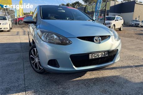 Blue 2008 Mazda 2 Hatchback Neo