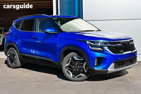 Blue 2025 Kia Seltos Wagon Gt-Line (Fwd) (Two-Tone)