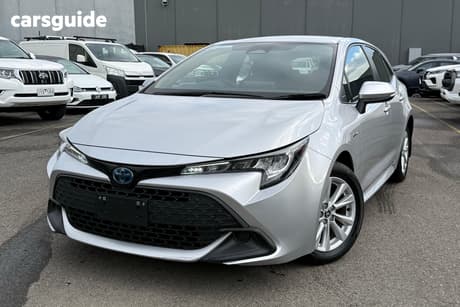 Silver 2024 Toyota Corolla Hatchback Ascent Sport Hybrid