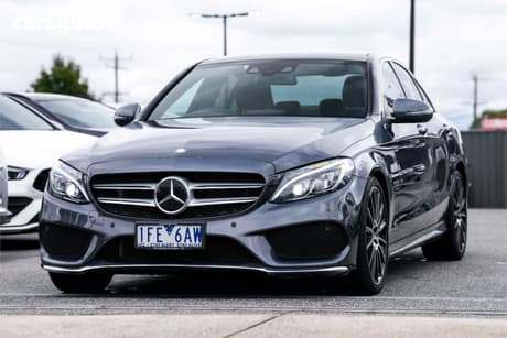 Grey 2015 Mercedes-Benz C250 Sedan