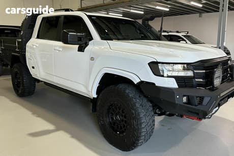 White 2023 Toyota Landcruiser Ute Tray GXL