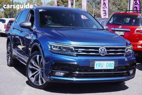 Blue 2020 Volkswagen Tiguan Wagon Allspace 162 Tsi Highline