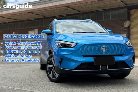 Blue 2023 MG ZS EV Wagon Long Range