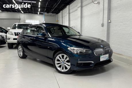 Blue 2016 BMW 118I Hatchback Sport Line