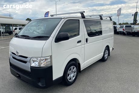 White 2014 Toyota HiAce Van Lwb