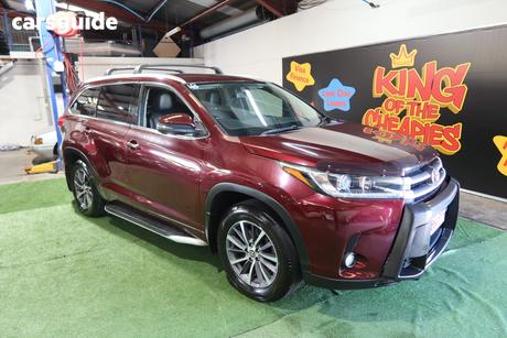 Red 2017 Toyota Kluger Wagon Gxl (4X4)