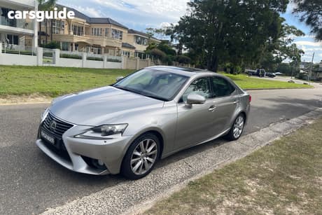 Grey 2013 Lexus IS300H Sedan Luxury Hybrid