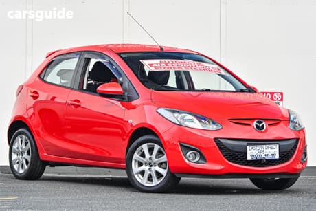 Red 2013 Mazda 2 Hatchback Neo