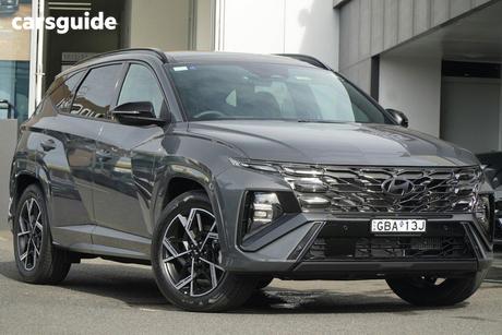 Grey 2026 Hyundai Tucson Wagon Premium N Line Hybrid (Awd)