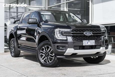 Black 2025 Ford Ranger Double Cab Pick Up Sport 3.0 (4X4)