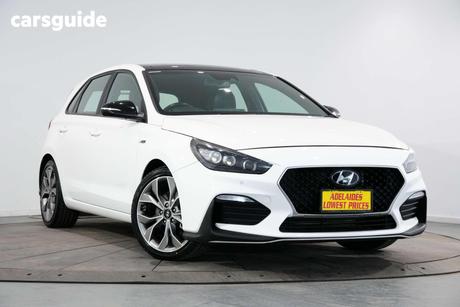 White 2023 Hyundai I30 Hatchback N Line Premium