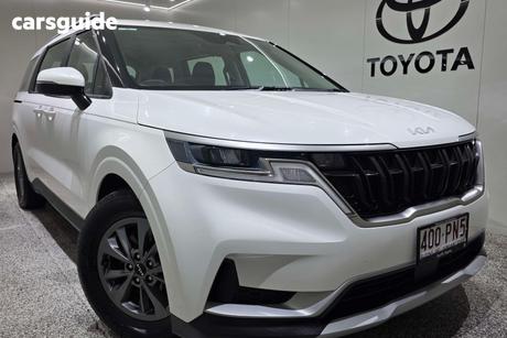 White 2022 Kia Carnival Wagon S