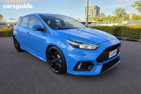 Blue 2017 Ford Focus Hatchback Rs