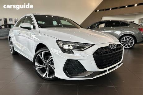 White 2025 Audi A3 Sedan 35 Tfsi S Line (Mhev)