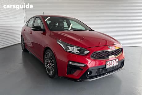 Red 2020 Kia Cerato Hatchback Gt Safety Pack