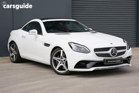 White 2019 Mercedes-Benz SLC300 Roadster