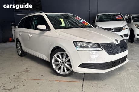 White 2018 Skoda Fabia Wagon 81 Tsi