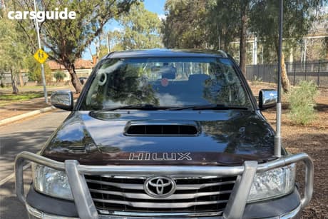 Black 2012 Toyota Hilux Dual Cab Pick-up Sr5 (4X4)