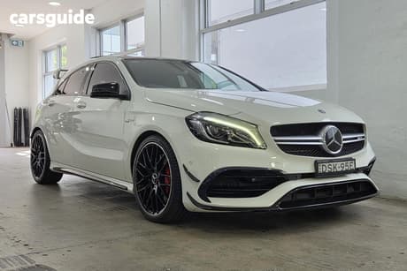 White 2017 Mercedes-Benz A45 Hatchback Amg