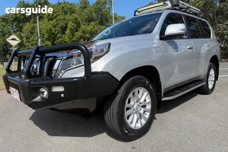 Silver 2017 Toyota Landcruiser Prado Wagon Vx (4X4)