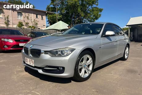 Silver 2013 BMW 320D Sedan