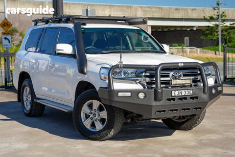 White 2016 Toyota Landcruiser Wagon Gxl (4X4)