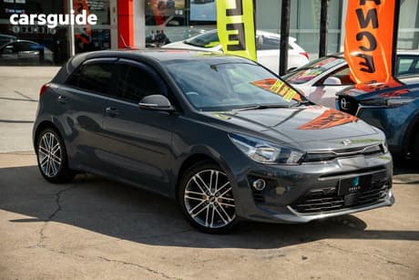 Grey 2021 Kia RIO Hatchback Sport