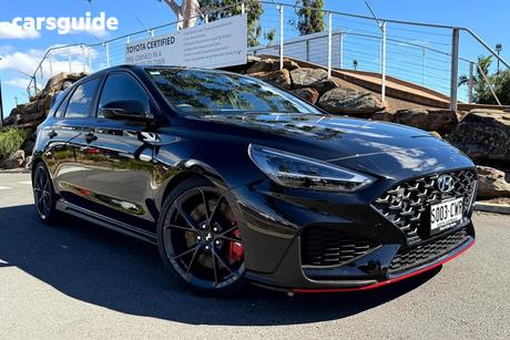 Black 2022 Hyundai I30 Hatchback N Line Premium