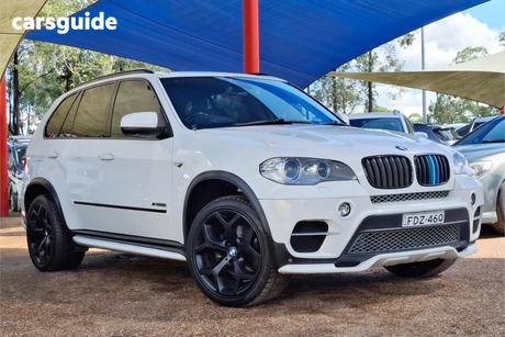 White 2012 BMW X5 Wagon Xdrive 30D