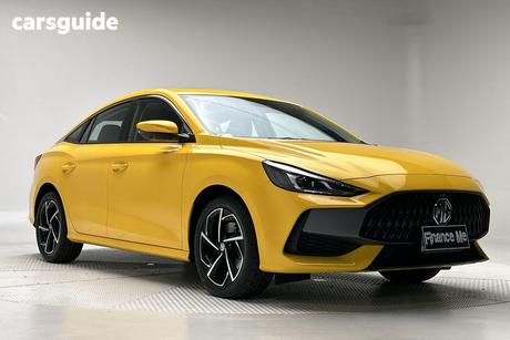 Yellow 2023 MG MG5 Sedan Essence