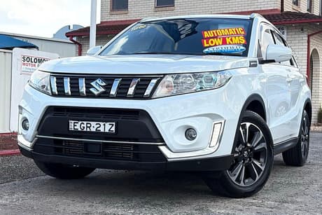 White 2019 Suzuki Vitara Wagon Turbo