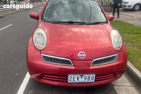 Red 2009 Nissan Micra Hatchback City Collection