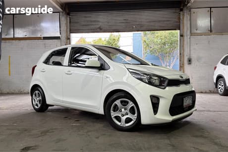 White 2019 Kia Picanto Hatchback S (Aeb)