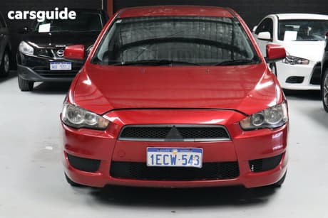 Red 2012 Mitsubishi Lancer Sedan Es