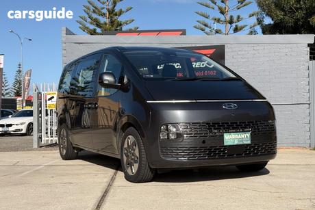 Grey 2022 Hyundai Staria Commercial US4.V1 MY22
