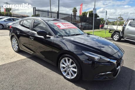 Black 2016 Mazda 3 Sedan Sp25 Gt