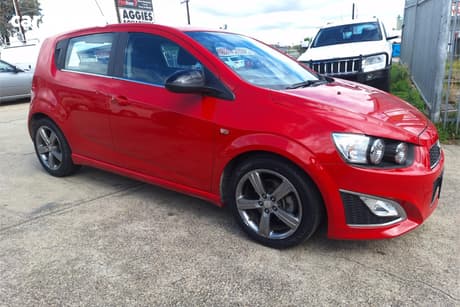 Red 2014 Holden Barina Hatchback Rs