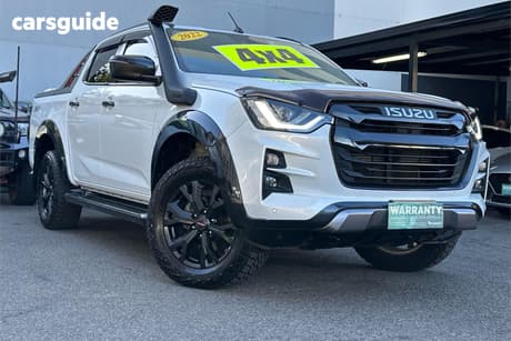 White 2022 Isuzu D-MAX Crew Cab Utility X-Terrain (4X4)