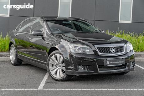 Black 2008 Holden Caprice Sedan