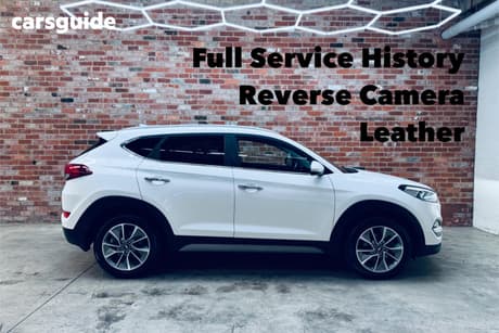 White 2017 Hyundai Tucson Wagon Elite (Fwd)