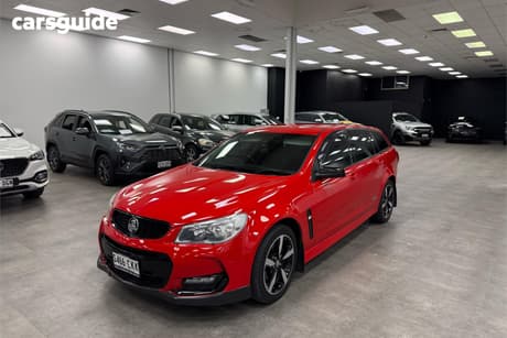 Red 2016 Holden Commodore Sportswagon Sv6