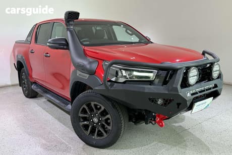 Red 2022 Toyota Hilux Double Cab Pick Up Rogue (4X4)